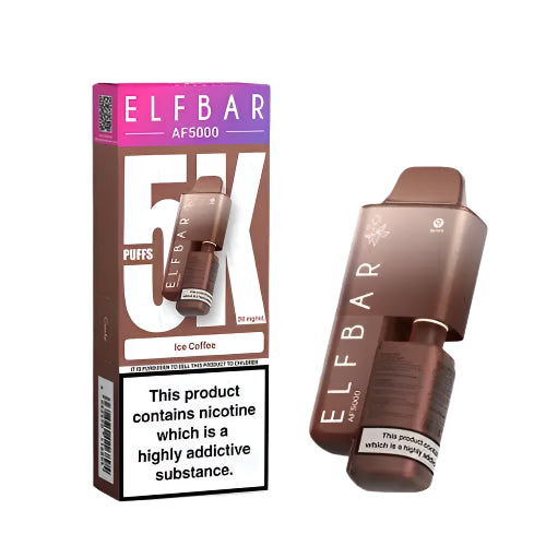 Elf Bar AF5000 Ice Coffee Disposable Vape Royal Vapes Elf Bar AF5000 Ice Coffee Disposable Vape Royal Vapes