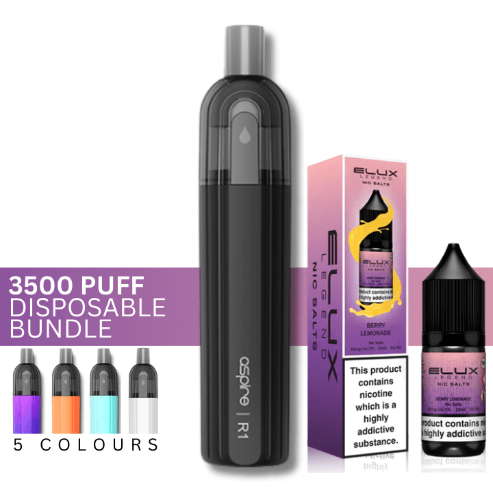Elux Legend Nic Salts Berry Lemonade 3500 Disposable Bundle Royal Vapes