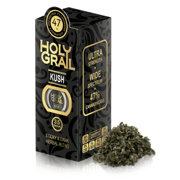 Holy Grail Original Kush CBD Herb 3.5g (47%)  Royal Vapes