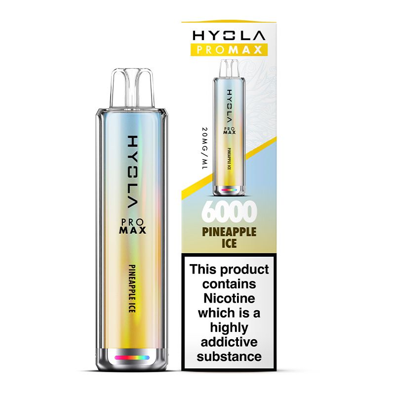 Hyola Pro Max Pineapple Ice 6000 Disposable Vape  Royal Vapes