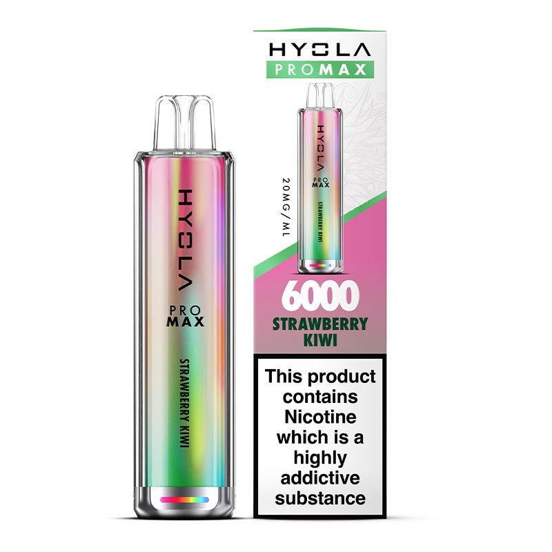 Hyola Pro Max Strawberry Kiwi 6000 Disposable Vape  Royal Vapes