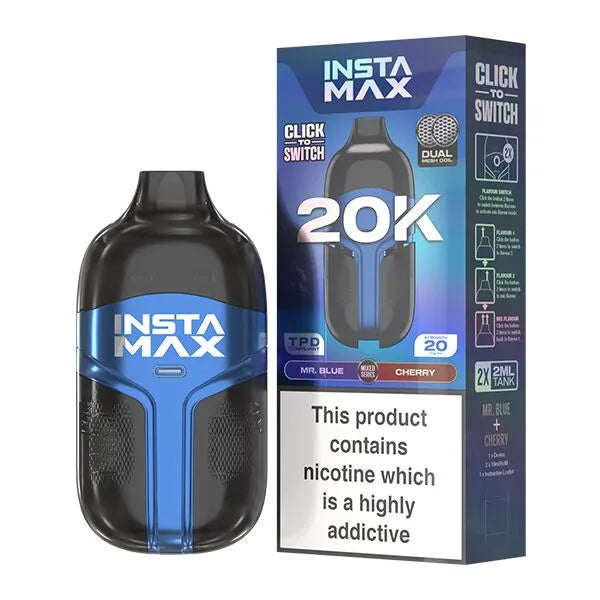 mr blue vape Crystal Prime Deluxe 18000 Puffs Mr Blue Disposable Vape main image 1