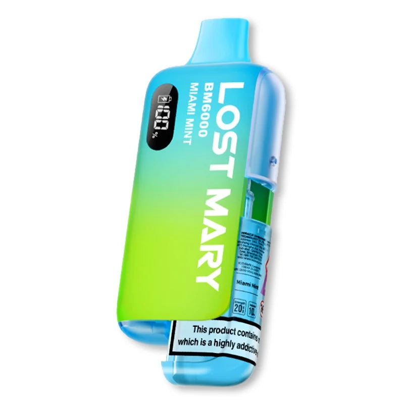 Lost Mary BM6000 Miami Mint 6000 Disposable Vape  Royal Vapes