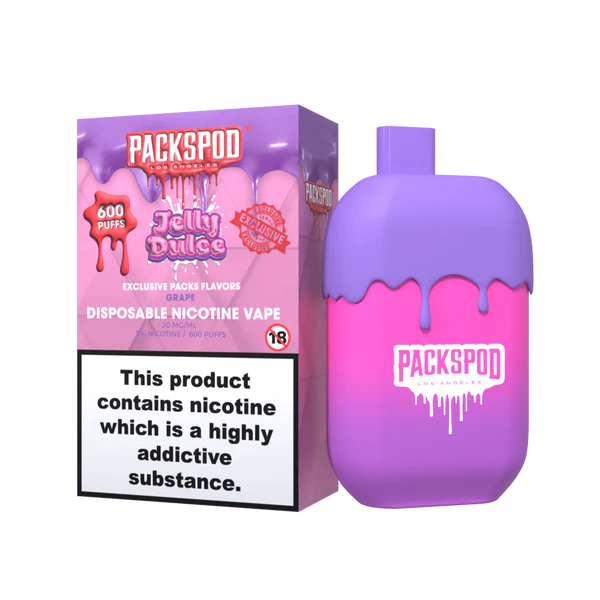 Jelly Disposable Vape Packwoods Packspod Jelly Dulce Disposable  Royal  Vapes