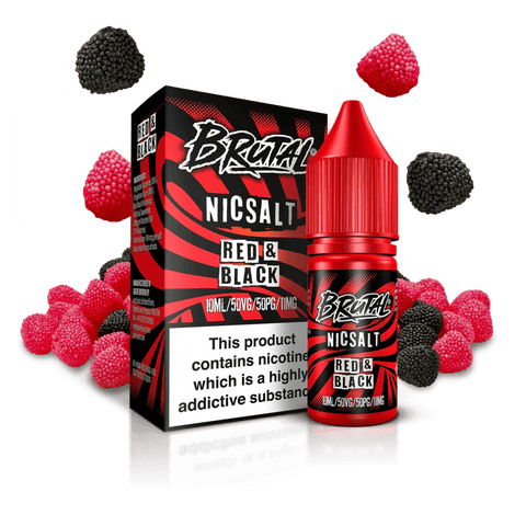 Brutal Salts By Just Juice Red & Black Nic Salt 10ml 11mg