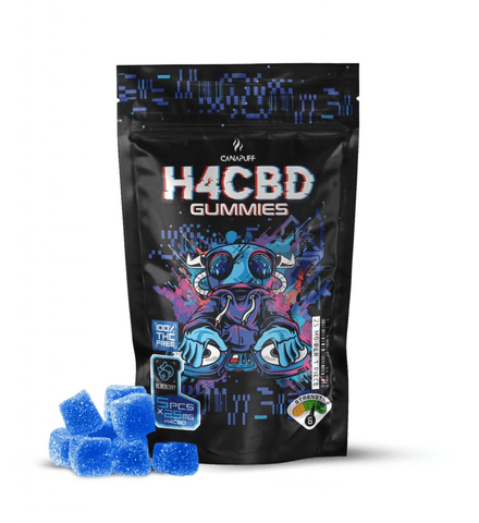 CanaPuff Blueberry H4CBD Gummies 125mg