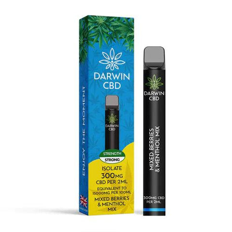Darwin CBD Mixed Berries & Menthol Mix CBD Disposable 300mg