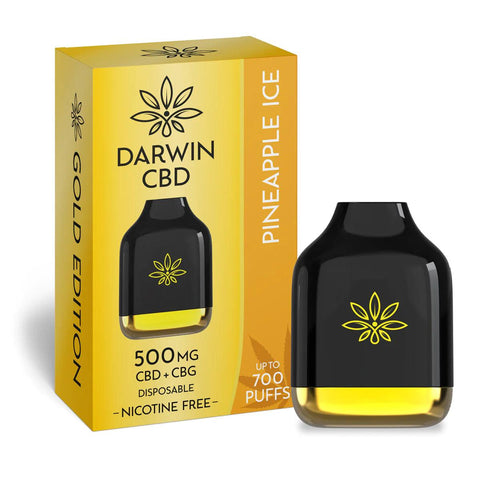 Darwin CBD Pineapple Ice CBD+CBG Disposable 500mg