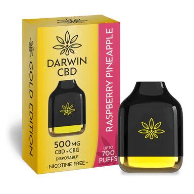 Darwin CBD Raspberry Pineapple CBD+CBG Disposable 500mg