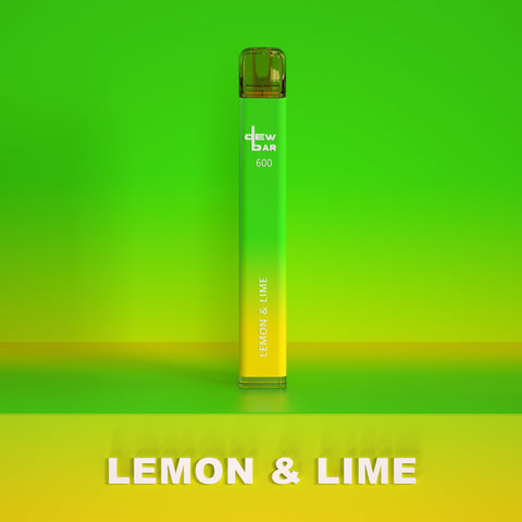 Dew Bar 600 Lemon & Lime Disposable