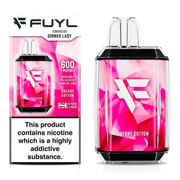 Dinner Lady FUYL Cherry Cotton Disposable  Royal Vapes