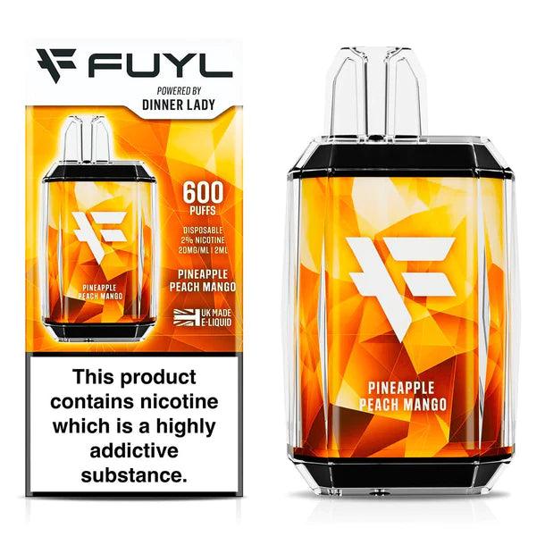 Dinner Lady FUYL Pineapple Peach Mango Disposable Royal Vapes Dinner Lady FUYL Pineapple Peach Mango Disposable Royal Vapes