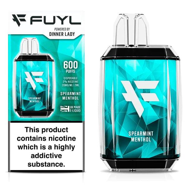 Dinner Lady FUYL Spearmint Menthol Disposable – Royal Vapes