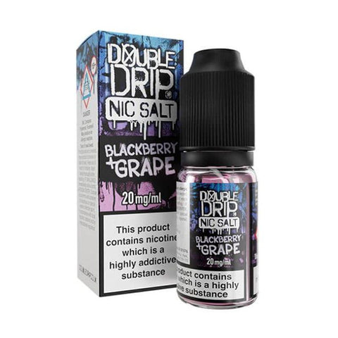 Double Drip Blackberry & Grape Nic Salt 10ml 10mg