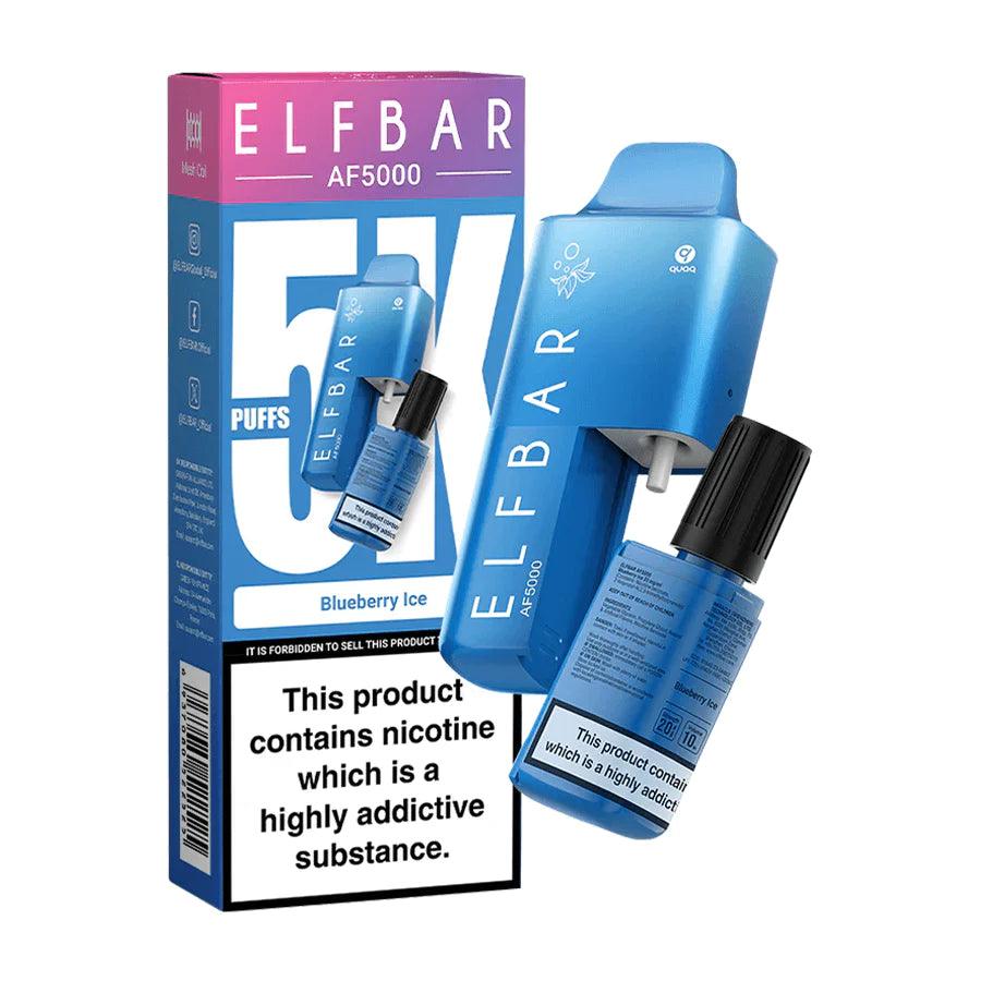 Elf Bar AF5000 Blueberry Ice Disposable Vape Royal Vapes Elf Bar AF5000 Blueberry Ice Disposable Vape Royal Vapes