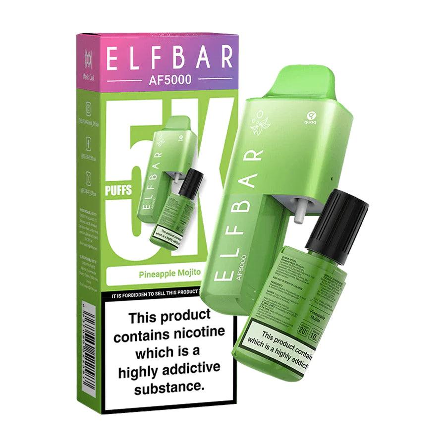 elf bar af5000 wholesale Elf Bar AF5000 Pineapple Mojito Disposable Vape – Royal Vapes