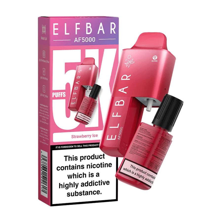 Elf Bar AF5000 Strawberry Ice Disposable Vape – Royal Vapes