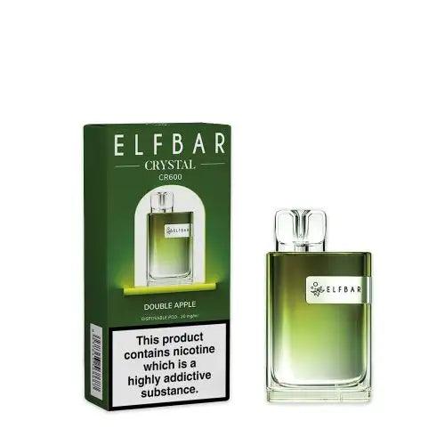 elfbar cr600 vape online günstig kaufen Elf Bar Crystal CR600 Double Apple Disposable – Royal Vapes