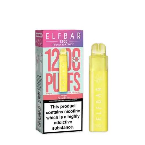 Elf Bar Yellow Edition 2-in-1 Prefilled Pod Vape Royal Vapes Elf Bar Yellow Edition 2-in-1 Prefilled Pod Vape Royal Vapes
