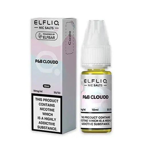 ElfLiq by Elf Bar P&B Cloudd (Cotton Candy Ice) Nic Salt 10ml 10mg