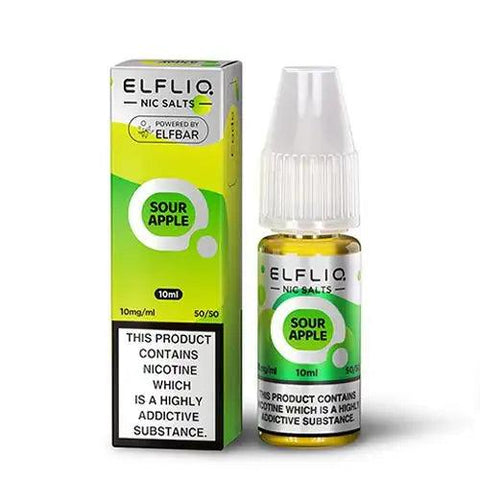 ElfLiq by Elf Bar Sour Apple Nic Salt 10ml 10mg