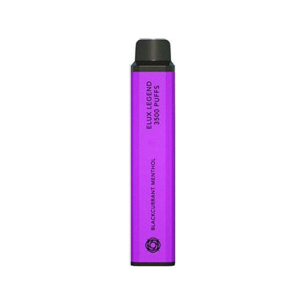 blackcurrant disposable vape Elux Legend Blackcurrant Menthol 3500 Disposable – Royal Vapes