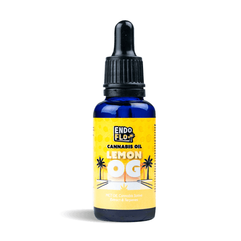 EndoFlo Lemon OG Flavour Full Spectrum Cannabis Oil Tincture 30ml 500mg