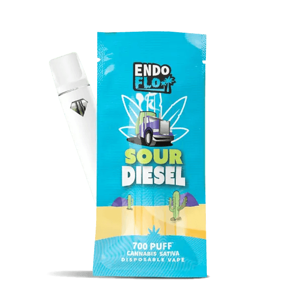 EndoFlo Sour Diesel Full Spectrum CBD Disposable Vape Royal Vapes EndoFlo Sour Diesel Full Spectrum CBD Disposable Vape Royal Vapes