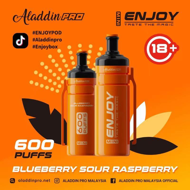 Enjoy Mini Blueberry Sour Raspberry 600 Disposable Vape – Royal Vapes