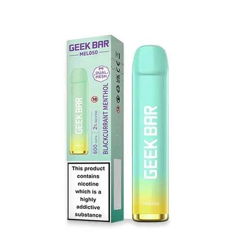 Geek Bar Meloso 600 Blackcurrant Menthol Disposable