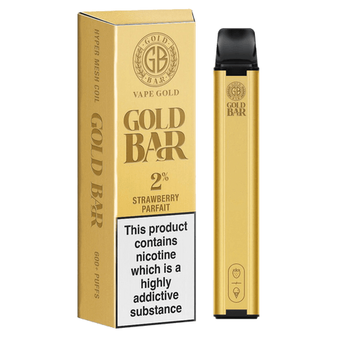 Gold Bar Strawberry Parfait Disposable