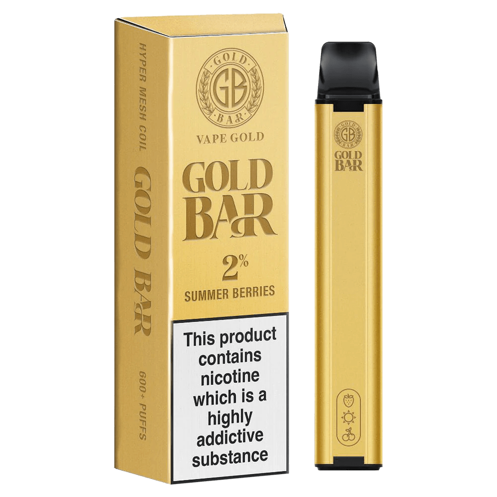 Gold Bar Summer Berries Disposable – Royal Vapes