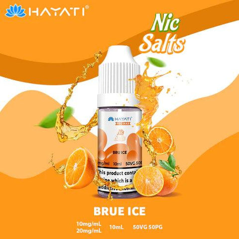 Hayati Pro Max Nic Salts Bru Ice Nic Salt 10ml 10mg