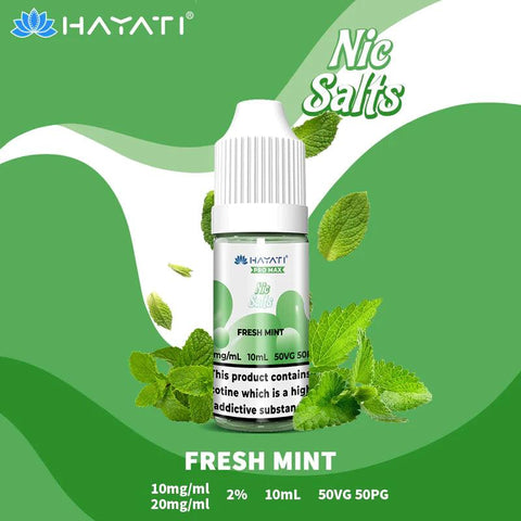 Hayati Pro Max Nic Salts Fresh Mint Nic Salt 10ml 10mg