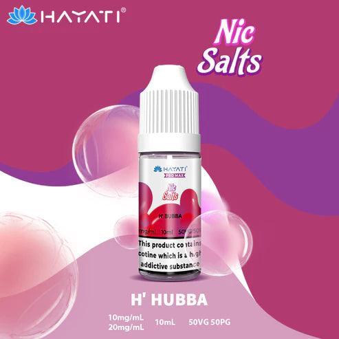 h bubba hayati flavour Hayati Pro Max Nic Salts H' Bubba Nic Salt 10ml – Royal Vapes