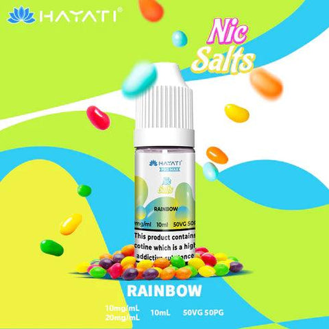 Hayati Pro Max Nic Salts Rainbow Nic Salt 10ml 10mg