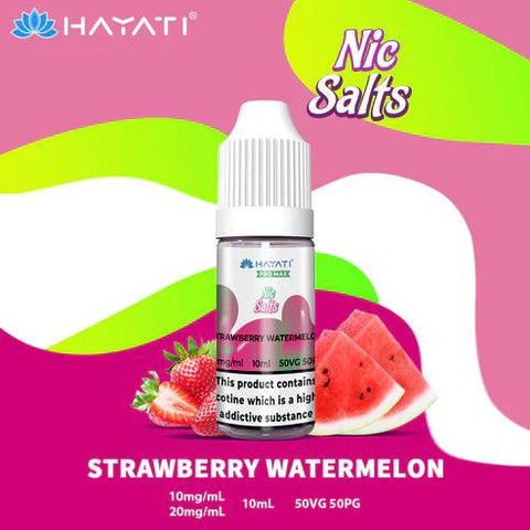 Hayati Pro Max Nic Salts Strawberry Watermelon Nic Salt 10ml 10mg