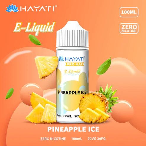 hayati pro max 100ml Hayati Pro Max Pineapple Ice 100ml – Royal Vapes