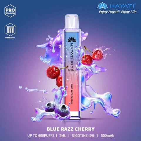 Hayati Pro Mini Blue Razz Cherry Disposable