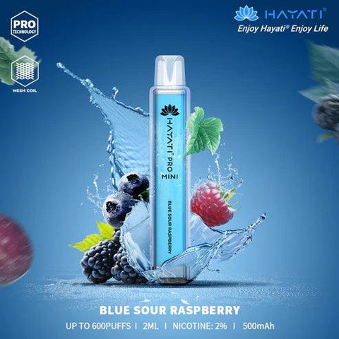 Hayati Pro Mini Blue Sour Raspberry Disposable