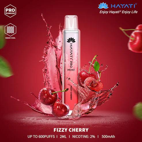 hayati pro max fizzy cherry Hayati Pro Mini Fizzy Cherry Disposable – Royal Vapes