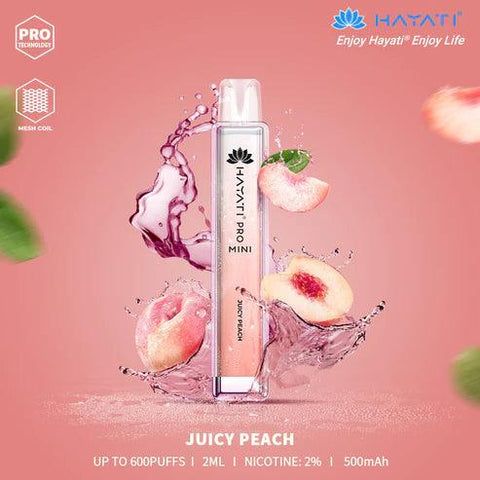 Hayati Pro Mini Juicy Peach Disposable