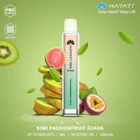 Hayati Pro Mini Kiwi Passionfruit Guava Disposable