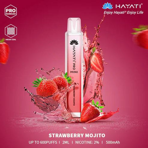 Hayati Pro Mini Strawberry Mojito Disposable