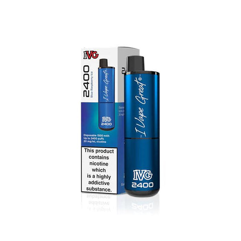 IVG 2400 Blue Raspberry Ice 2400 Disposable
