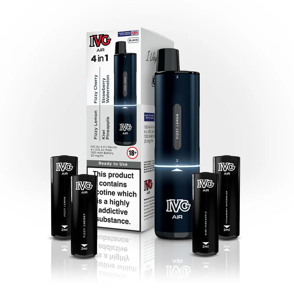 IVG Air 2400 Black Edition Prefilled Pod Vape Royal Vapes IVG Air 2400 Black Edition Prefilled Pod Vape Royal Vapes