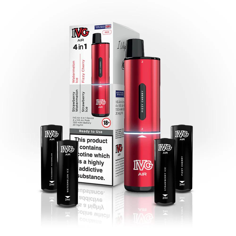 IVG Air 2400 Red Edition Prefilled Pod Vape Royal Vapes IVG Air 2400 Red Edition Prefilled Pod Vape Royal Vapes