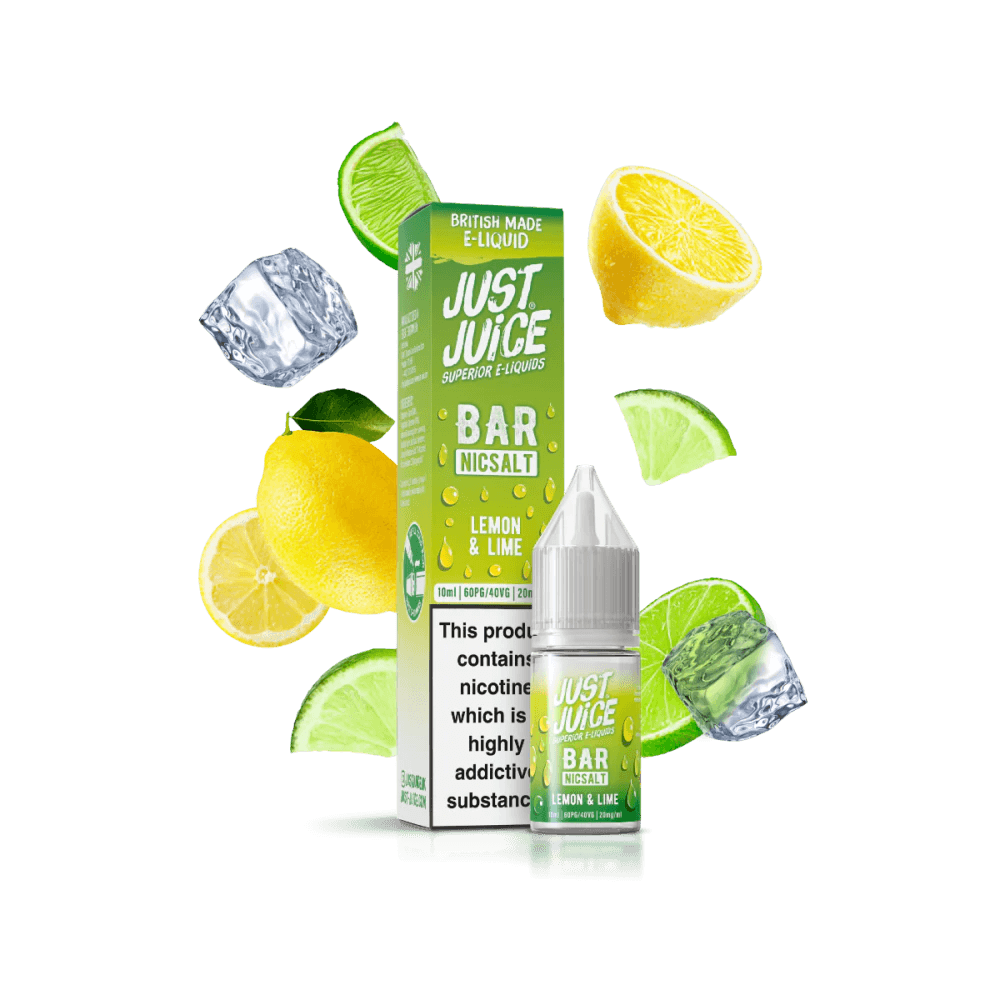 Just Juice Bar Nic Salt Lemon & Lime Nic Salt 10ml – Royal Vapes