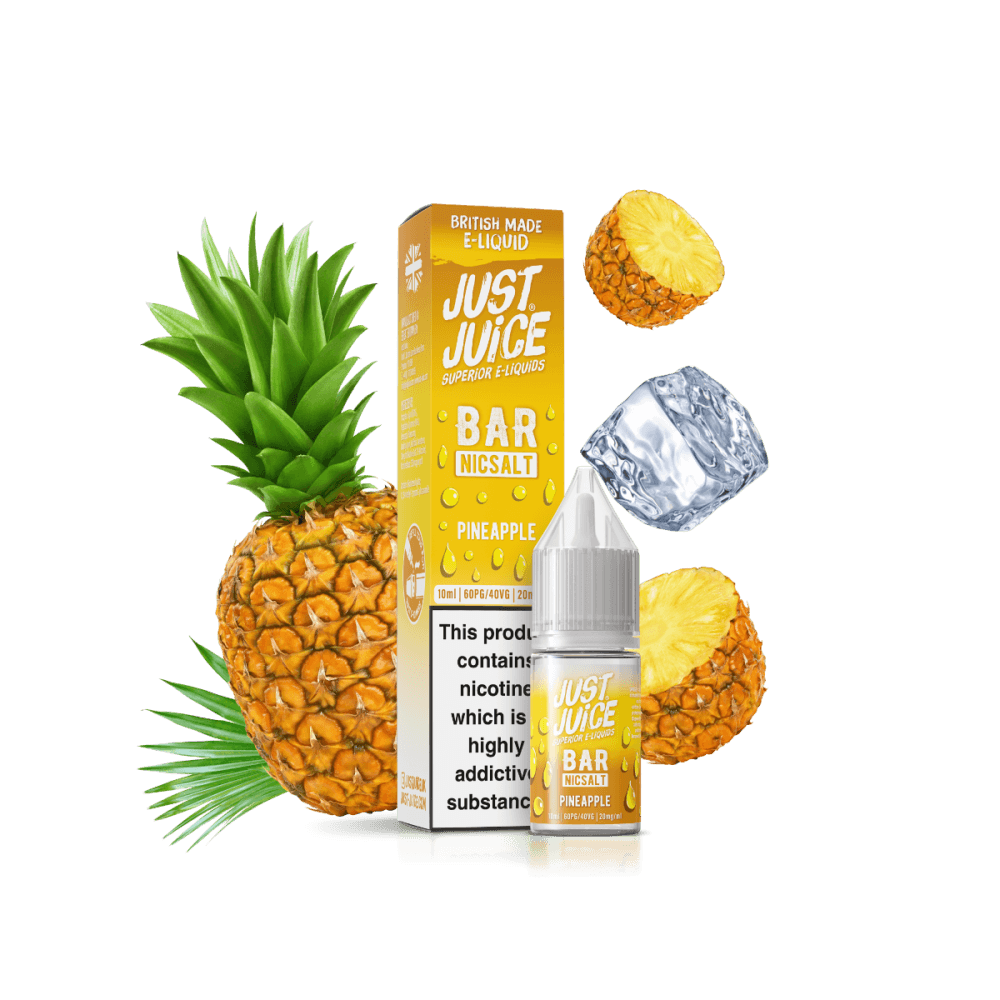 Just Juice Bar Nic Salt Pineapple Nic Salt 10ml  Royal Vapes
