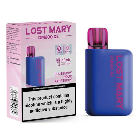 Lost Mary DM600 X2 Blueberry Sour Raspberry Disposable